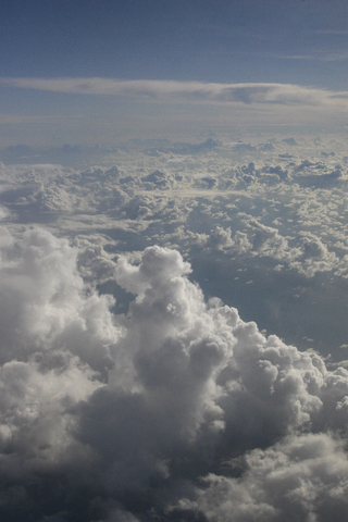 mooie foto wolkenlaag wolkenlagen